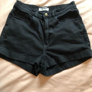 American apparel jean shorts